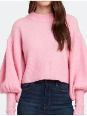 Baum Und Pferdgarten Coline Puff Sleeve Alpaca Blend Sweater